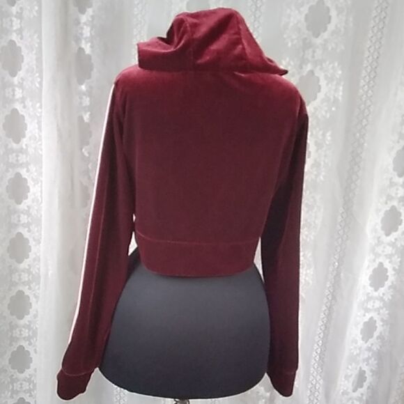 Rue21 Junior Belvet Burgundy And Pink Size XS Sweater - Picture 4 of 9